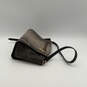 Womens Brown Animal Print Outer Pockets Adjustable Strap Zip Crossbody Bag image number 3