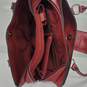 Wilsons Leather Red Baguette Buckle Shoulder Bag image number 5