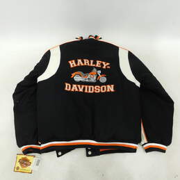 Harley-Davidson Bomber/Puffer Reversible Letterman Varsity Jacket Children's Size XL (18) W/ Tags