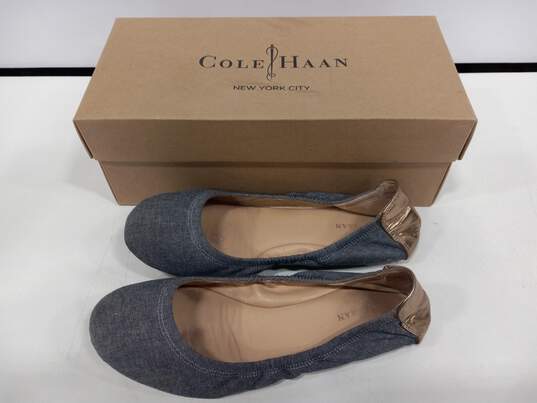 Cole Hahn Grey Women's Slip-Ons Size 5.5 W/Box image number 1