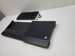 Bundle Untested Corsair Wireless Gaming Lapboard + Mechanical Keyboard K63