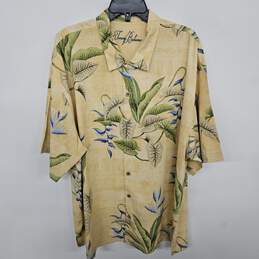 Tommy Bahama Yellow Floral Button Up