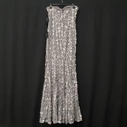 Lulus Women Silver Sparkle Dress M NWT alternative image