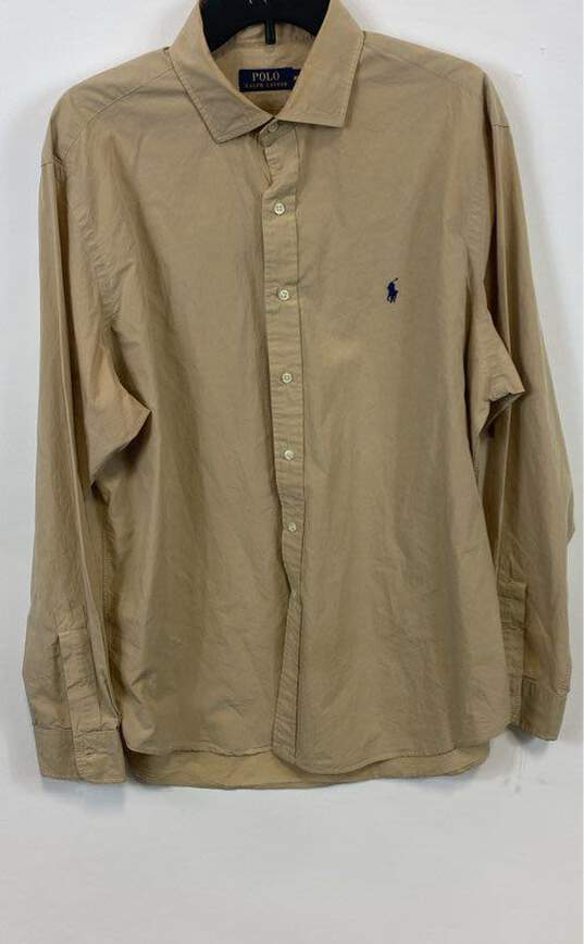 Polo Ralph Lauren Beige Long Sleeve - Size X Large image number 1
