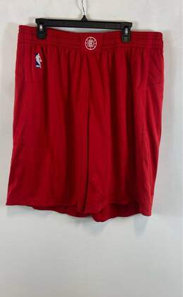 Adidas Mens Red Los Angeles Lakers NBA Basketball Pull-On Shorts Size 3XL