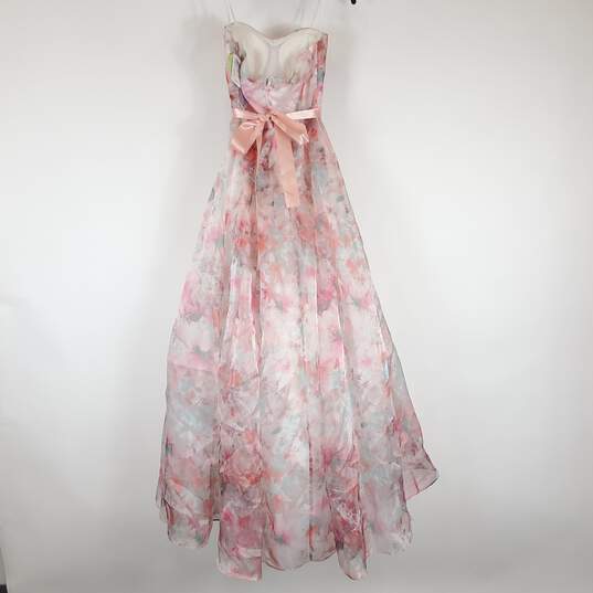 Windsor Women Multicolor Floral Gown Sz 1 NWT image number 2