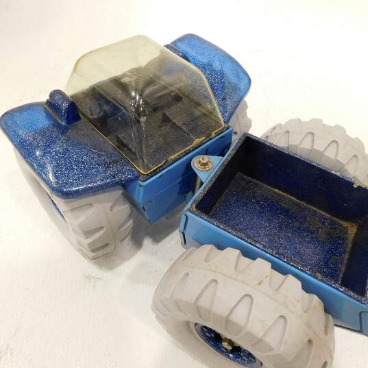 VTG 1970s Tonka Crater Crawler Space Moon Vehicle Blue Pressed Steel Toy image number 9