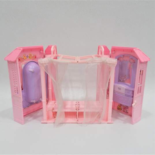 VTG 2000 Mattel Barbie Magi Key Doll House Folding Playset No Key image number 1