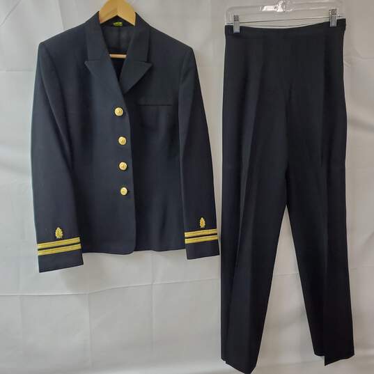 US Navy Service Dress Uniform Jacket & Pants Women's 12WR image number 1