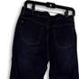 Womens Blue Denim Medium Wash Pockets Comfort Straight Leg Jeans Size 8 image number 4