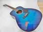 Yamaha Brand FG-422 OBB Blue Acoustic Guitar w/ Hard Case image number 3