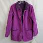 Bright purple corduroy quilted cotton jacket image number 1