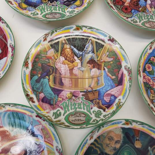 Bradford Exchange Wizard of Oz Musical Collector Plates Set of 7 image number 5