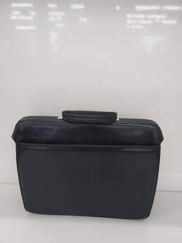 Jack Georges Black Leather Padded Briefcase alternative image