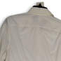 Womens White Long Sleeve Spread Collar Button-Up Shirt Size Medium image number 4