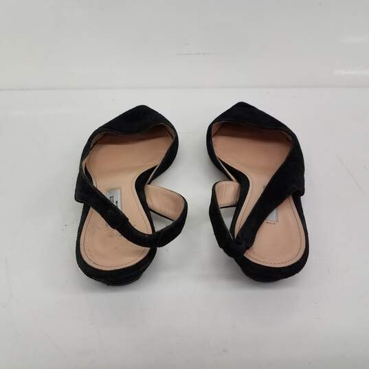 MM Lafleur Black Suede Pointed Sandals Size 36 image number 4