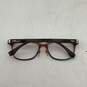 Fendi Womens Red Brown B-Shape Square Reading Glasses With Via Spiga Case image number 5