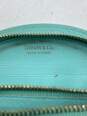 Authentic Tiffany & Co Blue Half Circle Wristlet image number 4