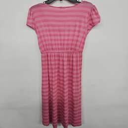 Pink Striped Shift Dress alternative image