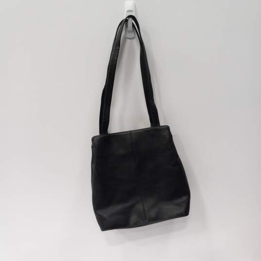 Women's Black Leather Nine West Bag Purse image number 2