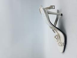 Roger Vivier T-Strap Satin Sandals W 10 COA alternative image