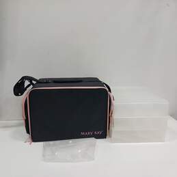 Mary Kay Black & Pink Cosmetic Luggage Organizer