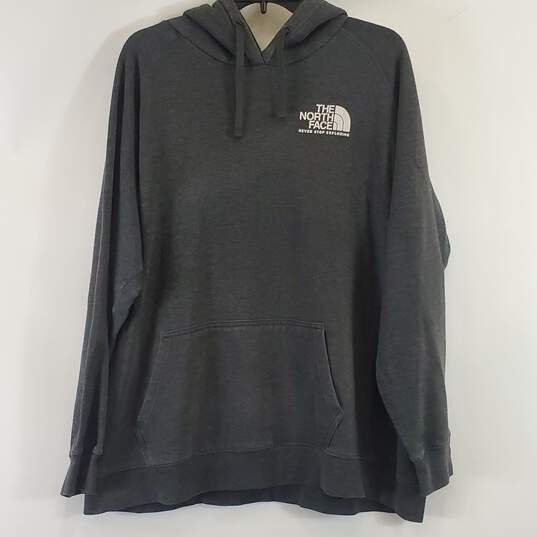 The North Face Men Grey Logo Hoodie XXL image number 1