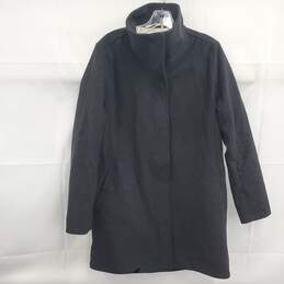 Pendleton Black Wool Overcoat Women's Size Small