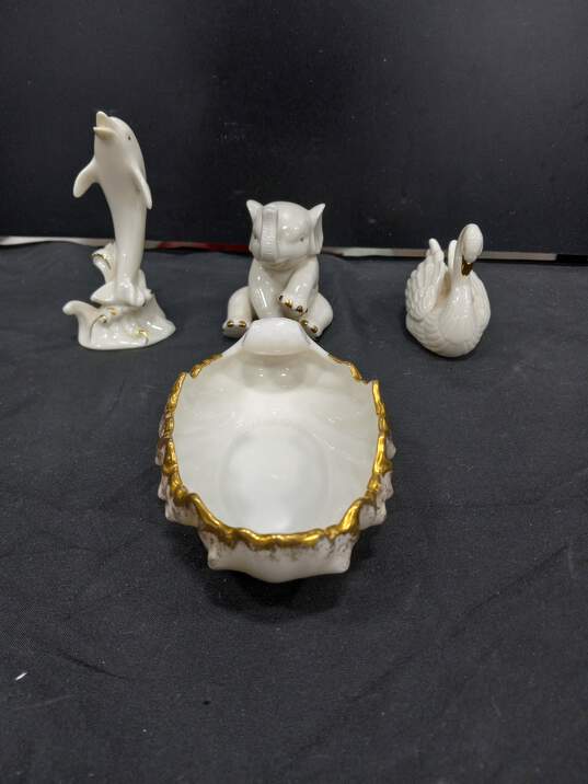 4PC Lenox Animal Figurines & Trinket Dish image number 3