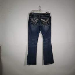 Womens Regular Fit Medium Wash 5 Pocket Design Denim Bootcut Jeans Size 31 alternative image