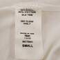 Flusso Women White Shirt S NWT image number 3
