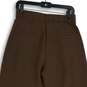 NWT Abercrombie & Fitch Womens Brown Ultra High Rise Wide Leg Dress Pants Sz 28 image number 4