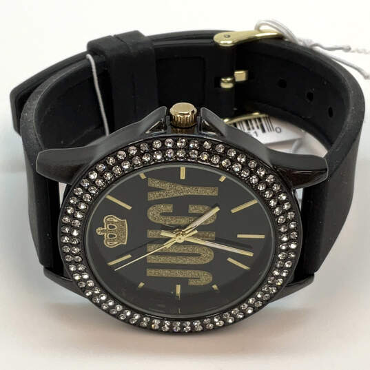 Designer Juicy Couture JC/5024 Black Stainless Steel Back Quartz Wristwatch image number 1