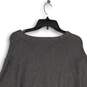 NWT Calvin Klein Jeans Womens Gray Round Neck Long Sleeve Pullover Sweater Sz XL image number 4