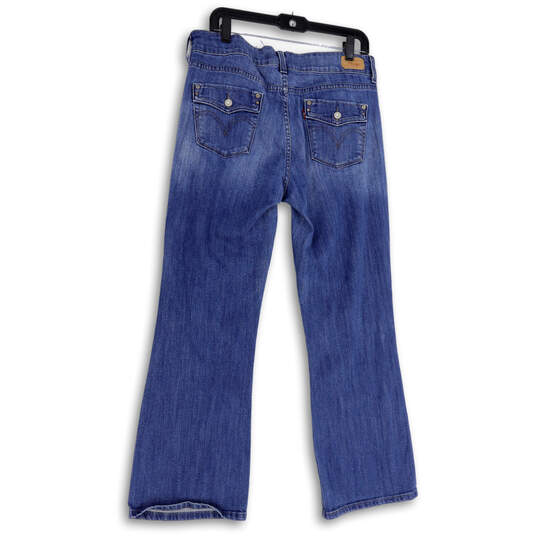 Womens Blue 526 Slender Denim Medium Wash Stretch Bootcut Jeans Size 12 image number 2