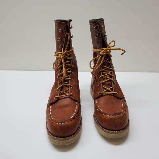 Red Wing Shoes 3427 Women's Leather Lace-up Work Boots Sz 8 image number 1