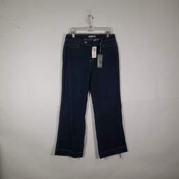 NWT Womens Regular Fit Medium Wash Denim Wide Leg Jeans Size 2.5