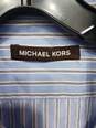 Men's Michael Kors Striped Dress Shirt Sz 15.5 image number 3
