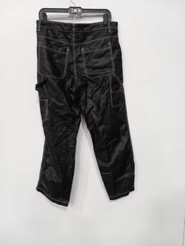 Mens Black Leather BDG Carpenter Pants Size 29 alternative image