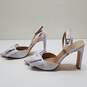 Lulus Women's White Bow Pointed-Toe Ankle Strap Pumps Size 10 image number 2