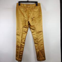 Tory Burch Women Gold Pants Sz 6 alternative image