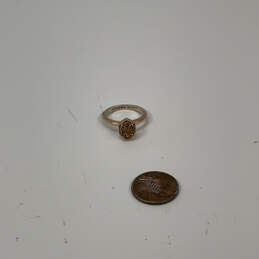 Designer Kendra Scott Gold-Tone Drusy Stone Round Band Ring w/ Dust Bag alternative image