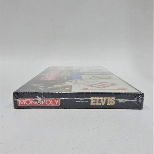 Hasbro USAopoly 25th Anniversary Collector's Edition Elvis Monopoly (Sealed) image number 6