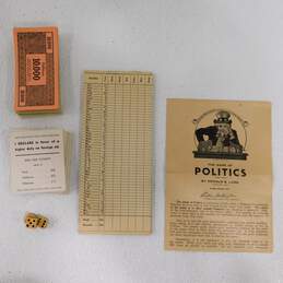 Vintage Parker Bros Copyright 1935 The Game of Politics Board Game alternative image