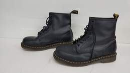 Dr. Martens Black Leather Boots Size M11 W12 alternative image