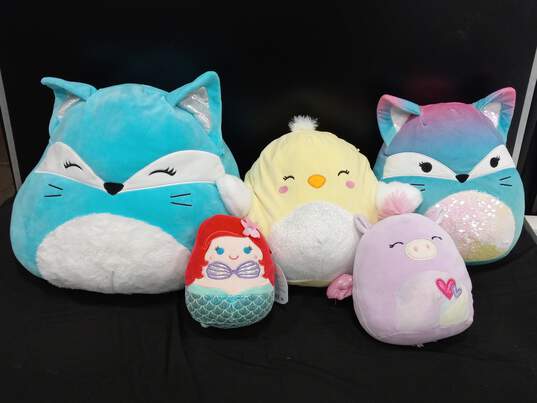 Bundle of Five Assorted Squishmallows Plush Toys image number 1