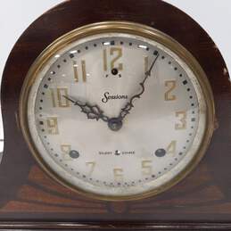 Vintage Sessions Silent Chime Mantle Clock alternative image