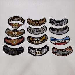 Assorted 2000's Harley Davidson Patches Life Member 10 Year Member