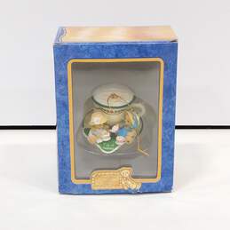 Cherished Teddies "Cup of Kindness" Christmas Ornament