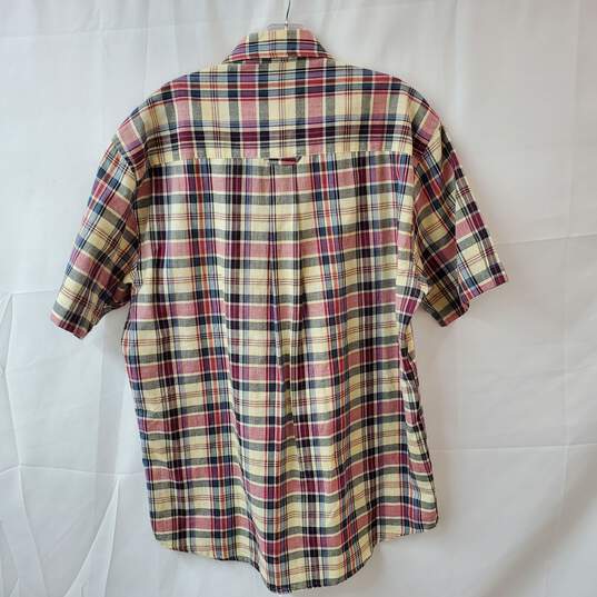 Pendleton Plaid Oceanside Short Sleeve Button Up Shirt Size M image number 2